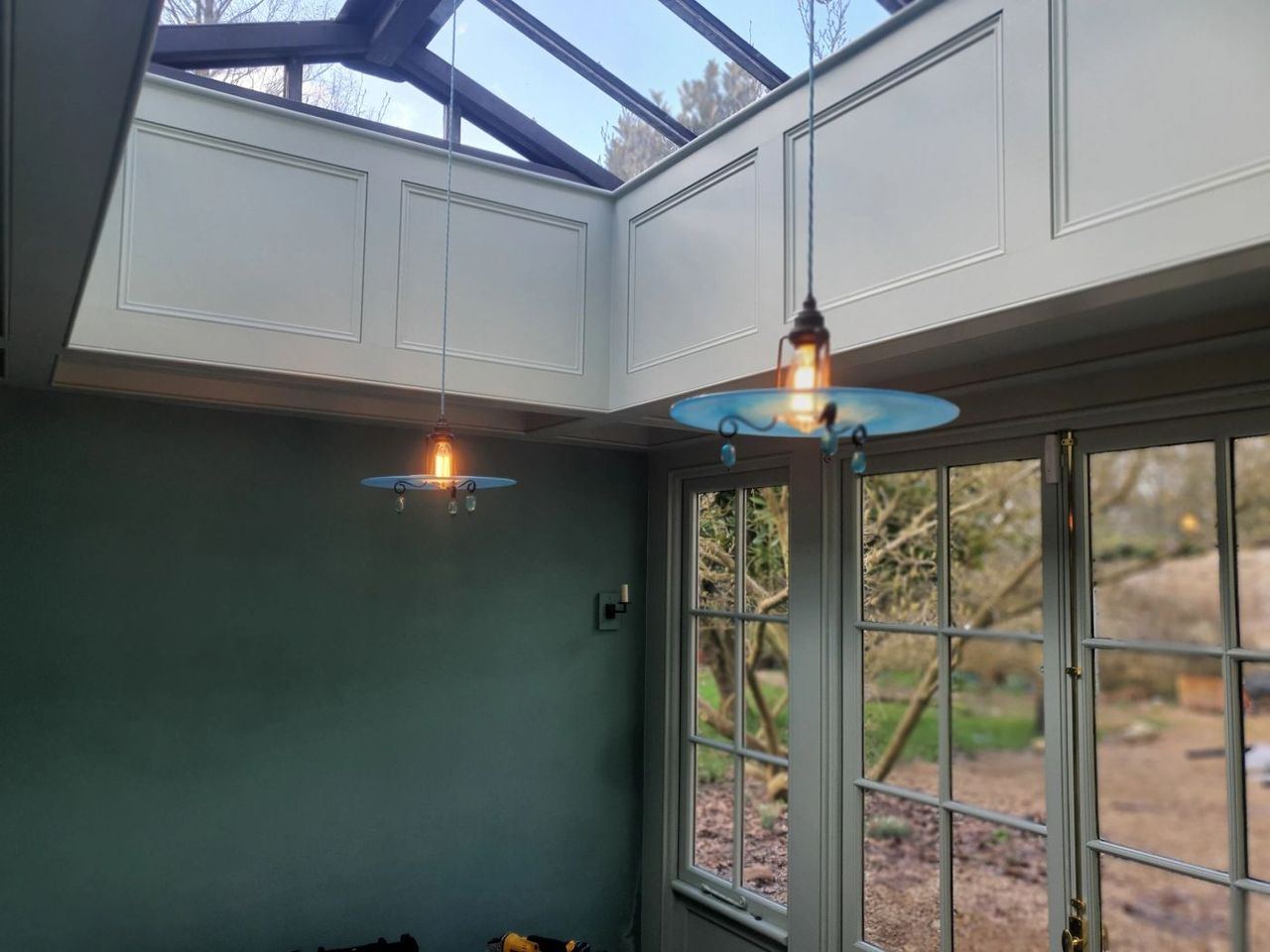 Conservatory lighting installed by BES Electric in Hertfordshire